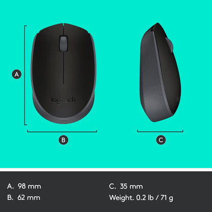 Logitech M170 Wireless Mouse 2.4 GHz