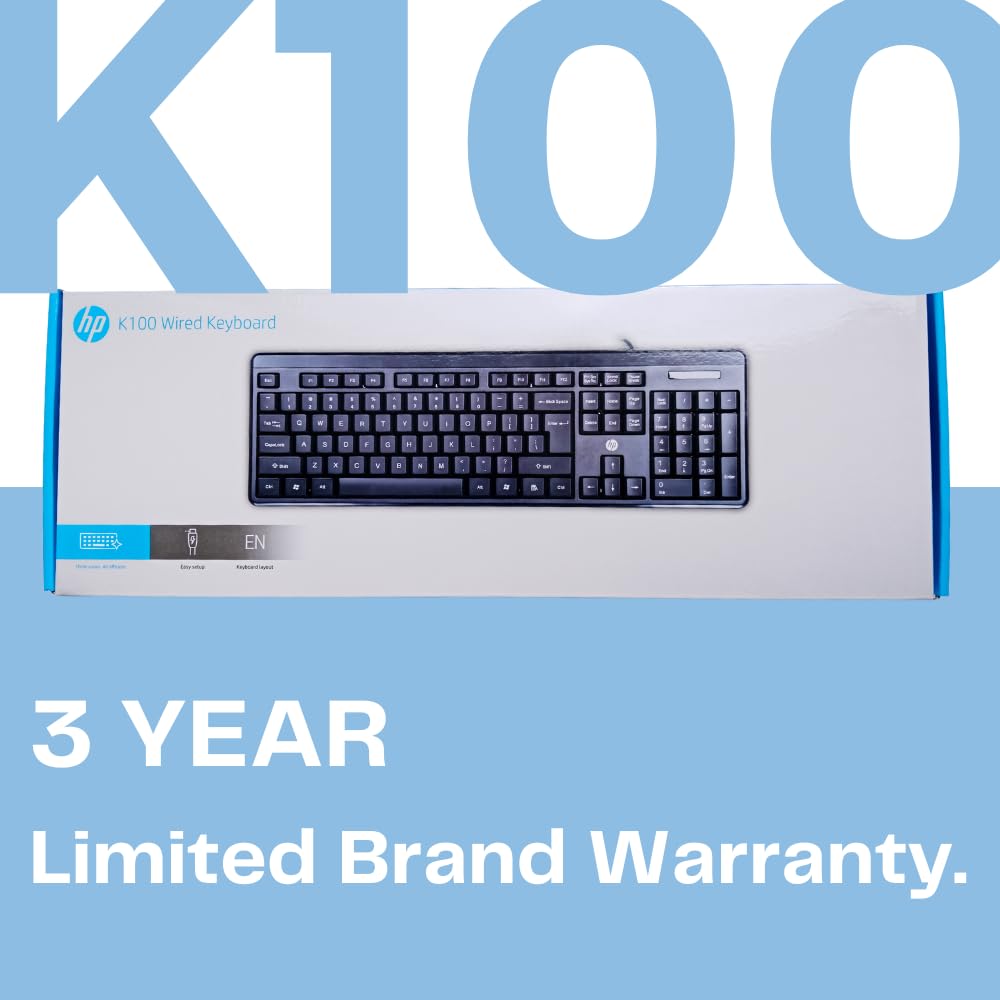 HP K100 Wired Keyboard