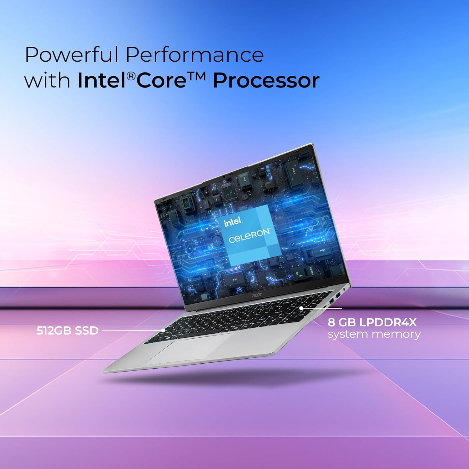 Acer Aspire 3 Laptop Intel Core Celeron N4500 Processor Laptop