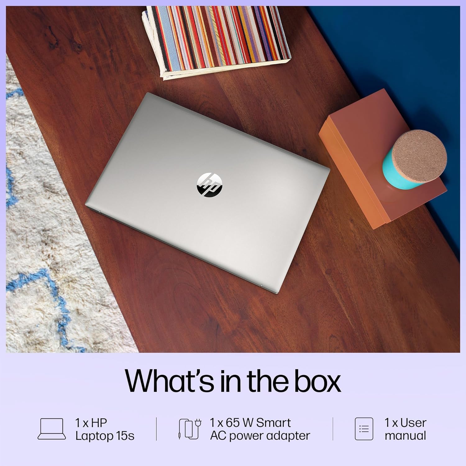 HP Laptop 15,12th Gen Intel Core i3-1215U,15.6 inch(39.6 cm)