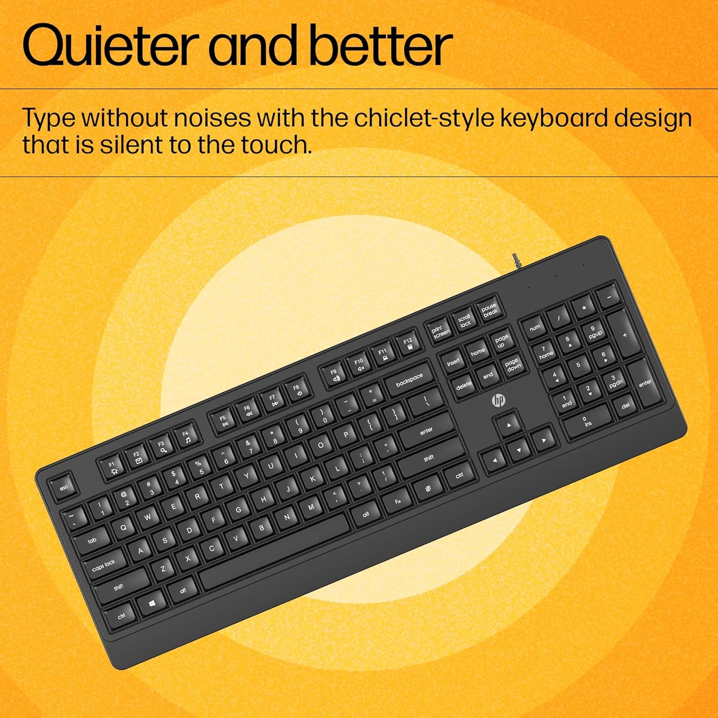 HP KM 130 Wired Mouse and Keyboard Combo